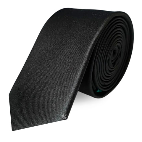 Corbata Satin · Negro