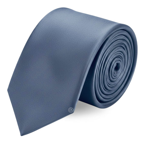 Corbata Satin · Gris Oxford