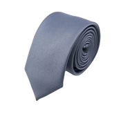 Corbata Satin · Gris Oxford