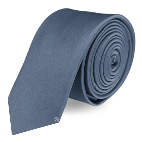 Corbata Satin · Gris Oxford