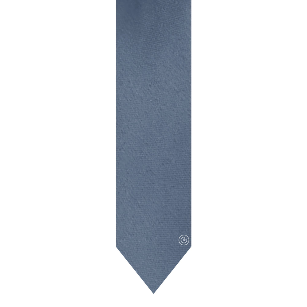Corbata Satin · Gris Oxford
