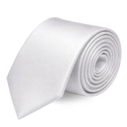 Corbata Satin · Blanco