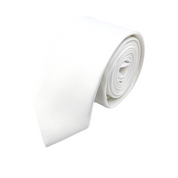 Corbata Satin · Blanco