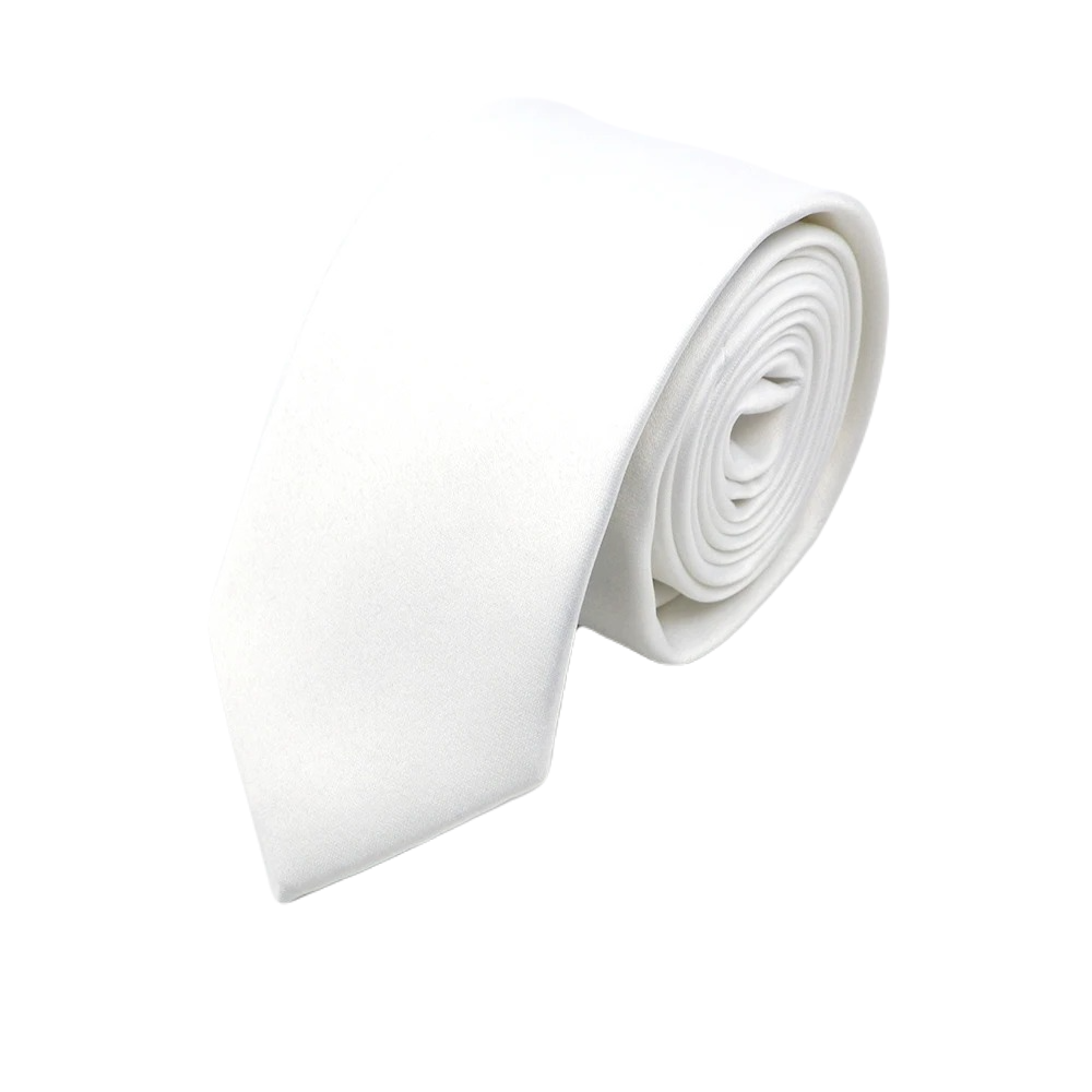 Corbata Satin · Blanco