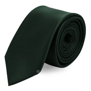 Corbata Satin · Verde Botella