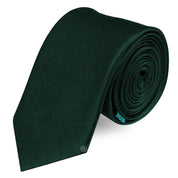 Corbata Satin · Verde Botella