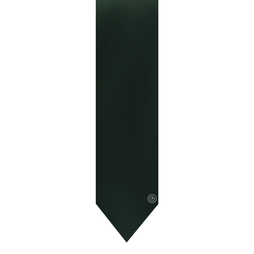 Corbata Satin · Verde Botella