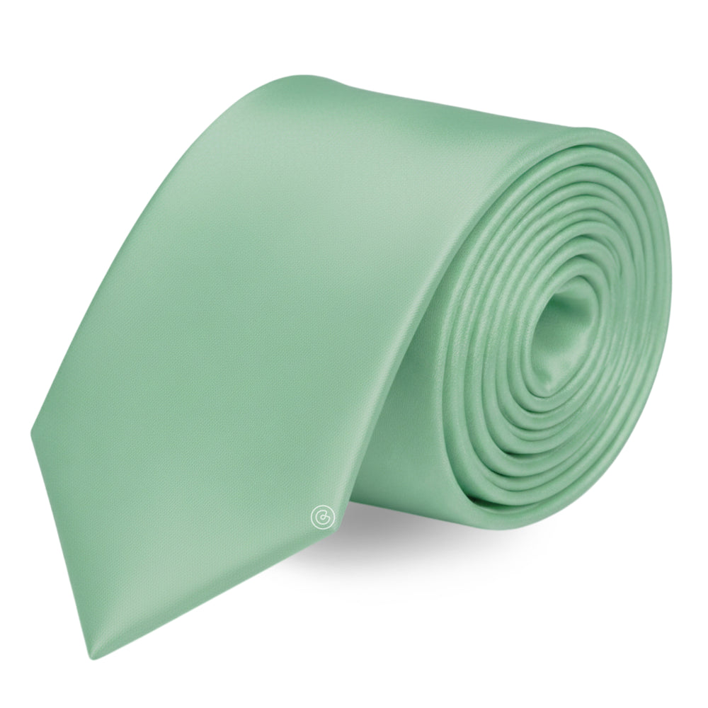 Corbata Satin · Verde Menta