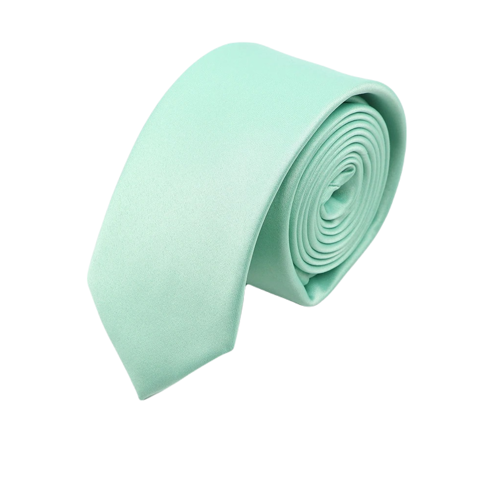 Corbata Satin · Verde Menta
