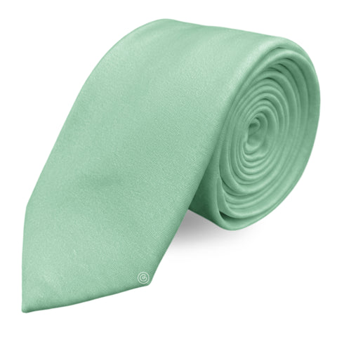 Corbata Satin · Verde Menta