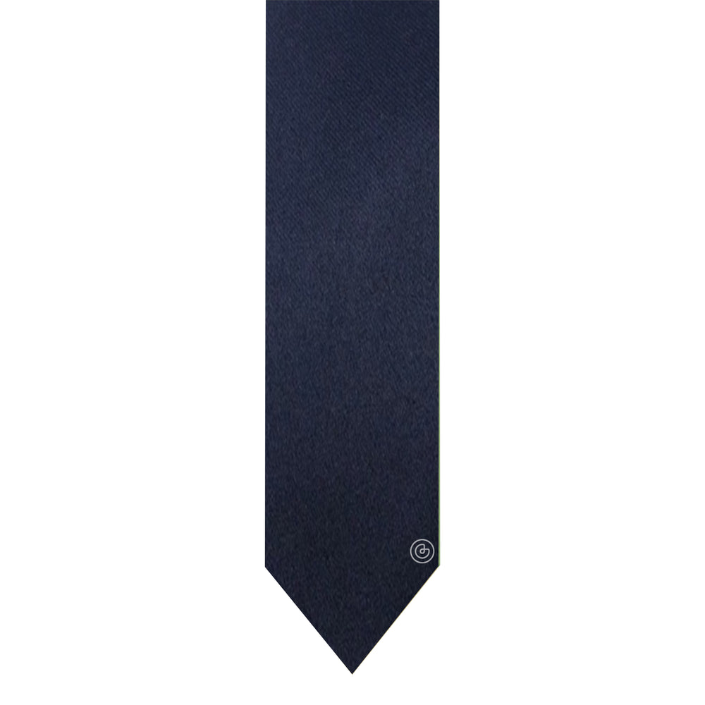 Corbata Satin · Azul Marino