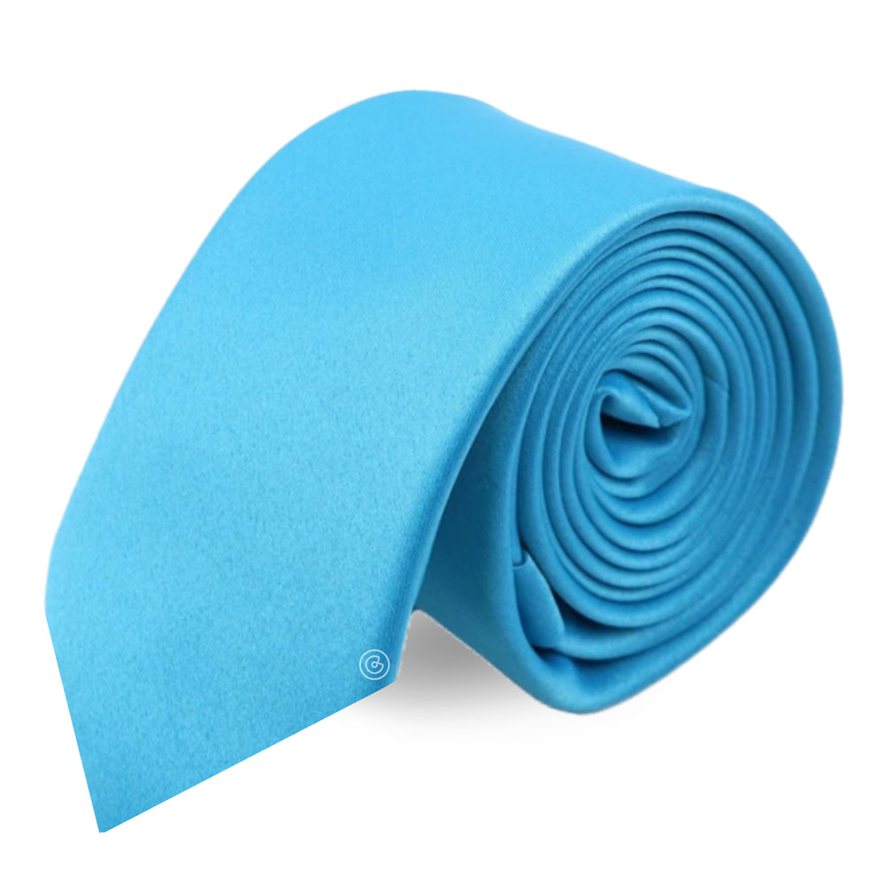 Corbata Satin · Azul