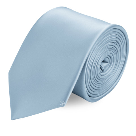 Corbata Satin · Azul Cielo