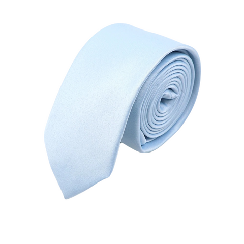 Corbata Satin · Azul Cielo