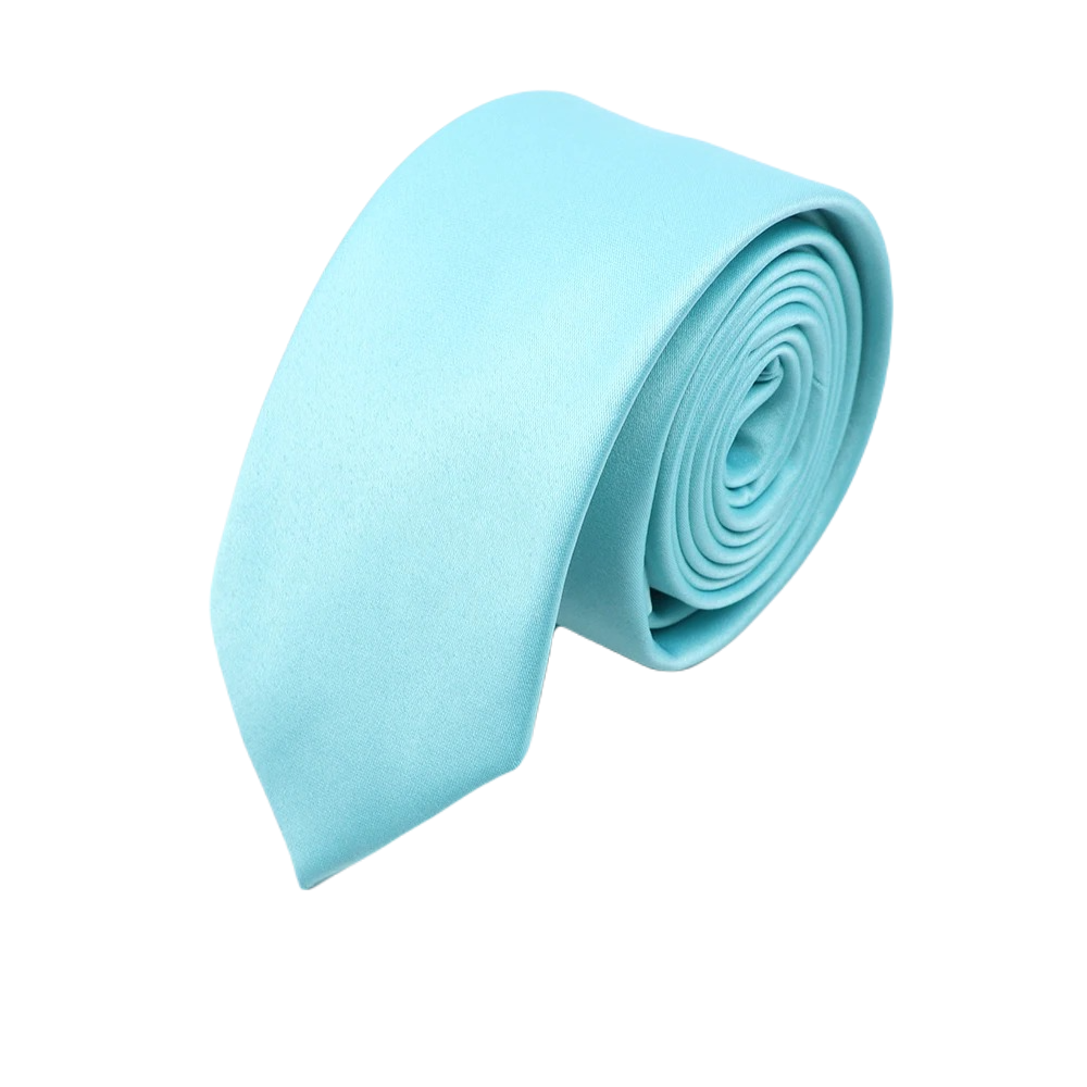 Corbata Satin · Turquesa