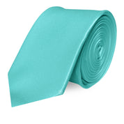 Corbata Satin · Turquesa