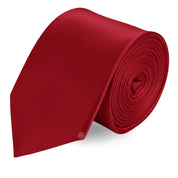 Corbata Satin · Rojo