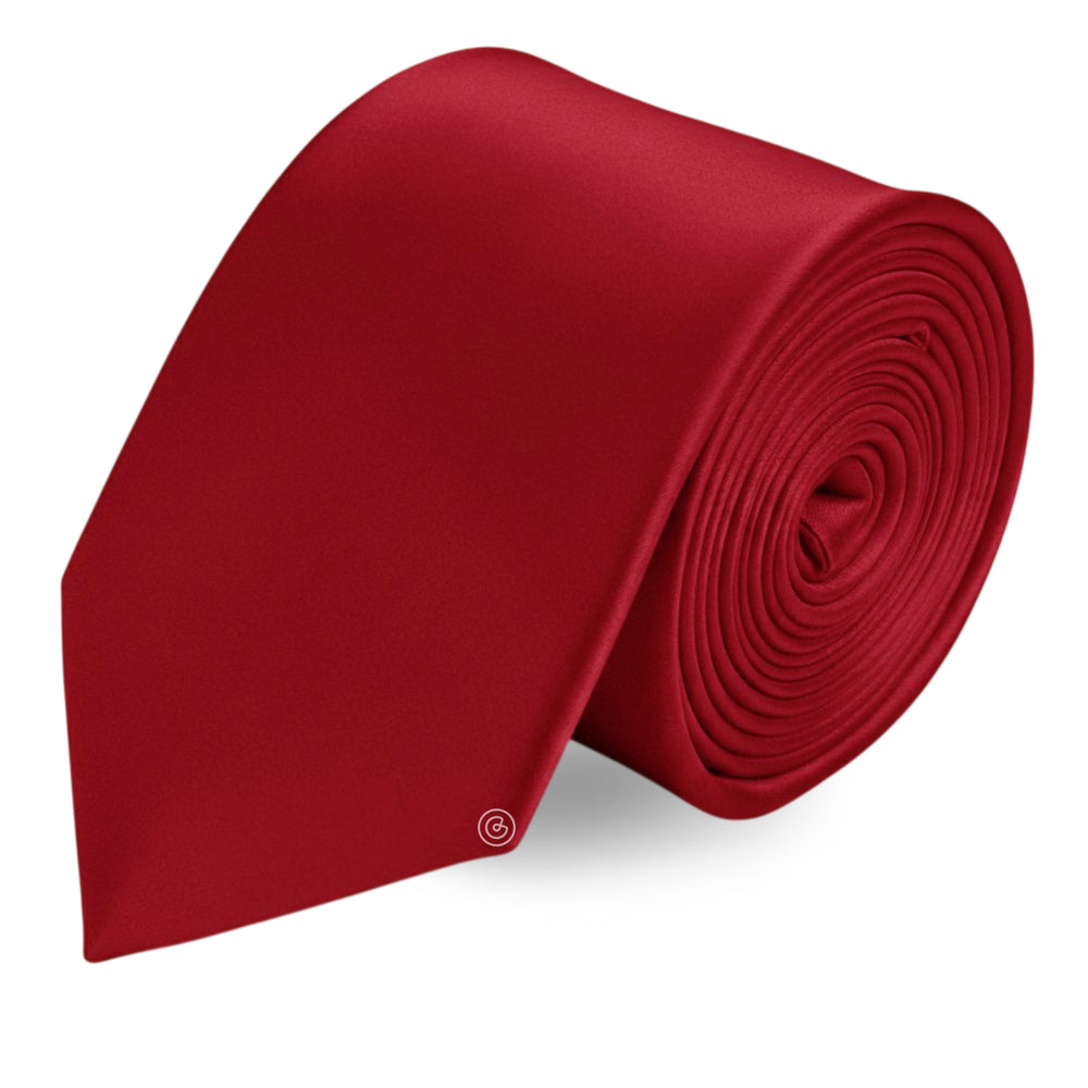 Corbata Satin · Rojo