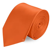 Corbata Satin · Naranja