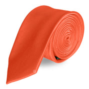 Corbata Satin · Naranja