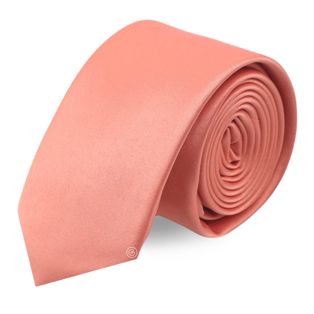 Corbata Satin · Salmon