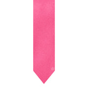 Corbata Satin · Rosa Flamingo