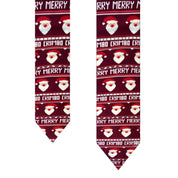 Corbata Navideña Santa - Color Vino - Edicion Limitada