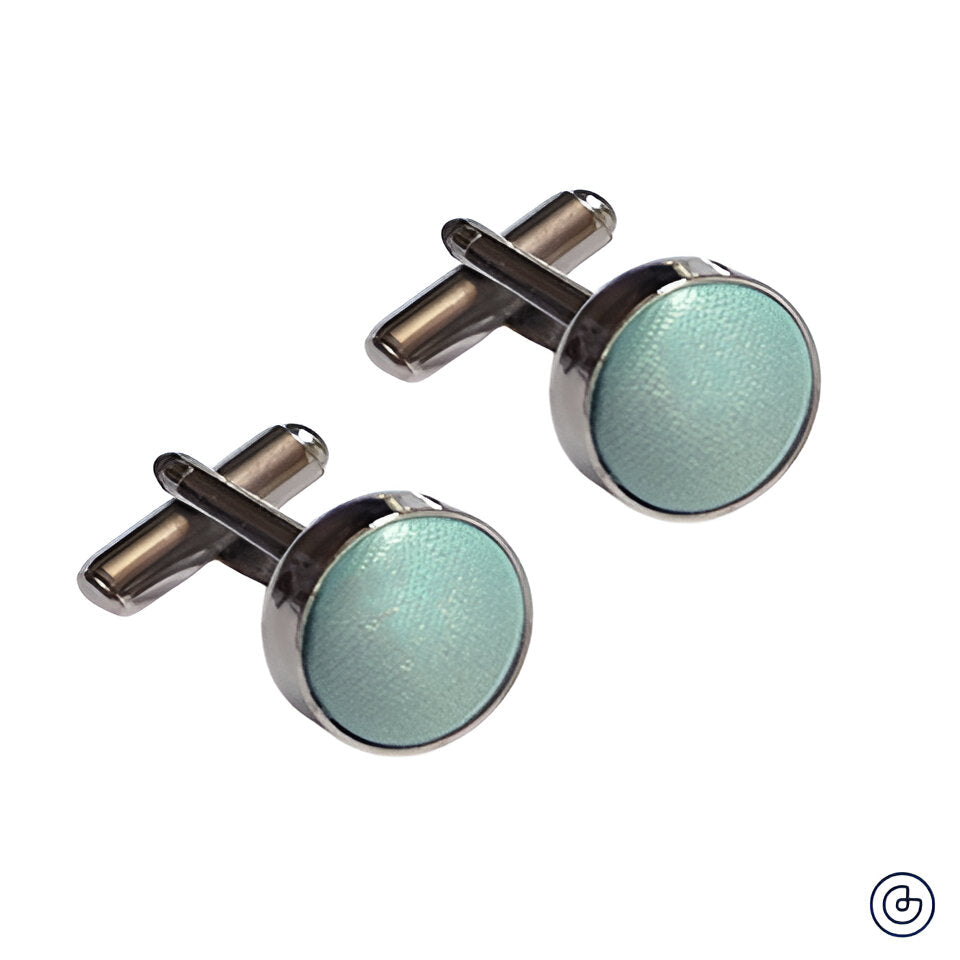 Mancuernillas Satin -  Verde Menta