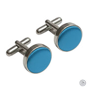 Mancuernillas Satin -  Azul