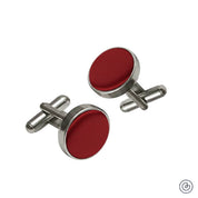 Mancuernillas Satin -  Rojo
