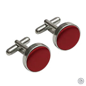 Mancuernillas Satin -  Rojo