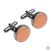 Mancuernillas Satin -  Salmon