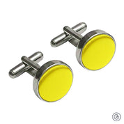 Mancuernillas Satin -  Amarillo