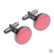 Mancuernillas Satin -  Rosa Flamingo