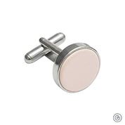 Mancuernillas Satin -  Rosa Perla