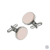 Mancuernillas Satin -  Rosa Perla