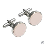 Mancuernillas Satin -  Rosa Perla