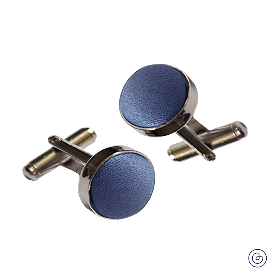 Mancuernillas Satin -  Dusty Blue