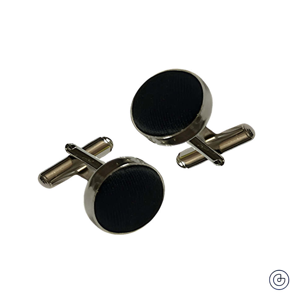 Mancuernillas Satin - Negro