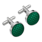 Mancuernillas Clásicas -  Verde Esmeralda