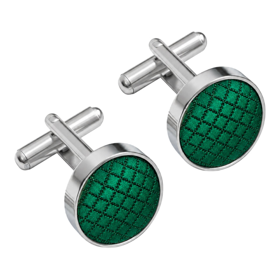 Mancuernillas Clásicas -  Verde Esmeralda