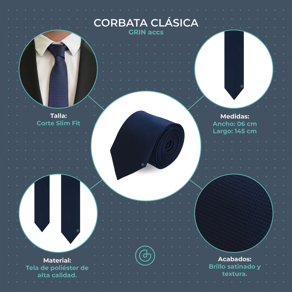Corbata Clásica · Negra